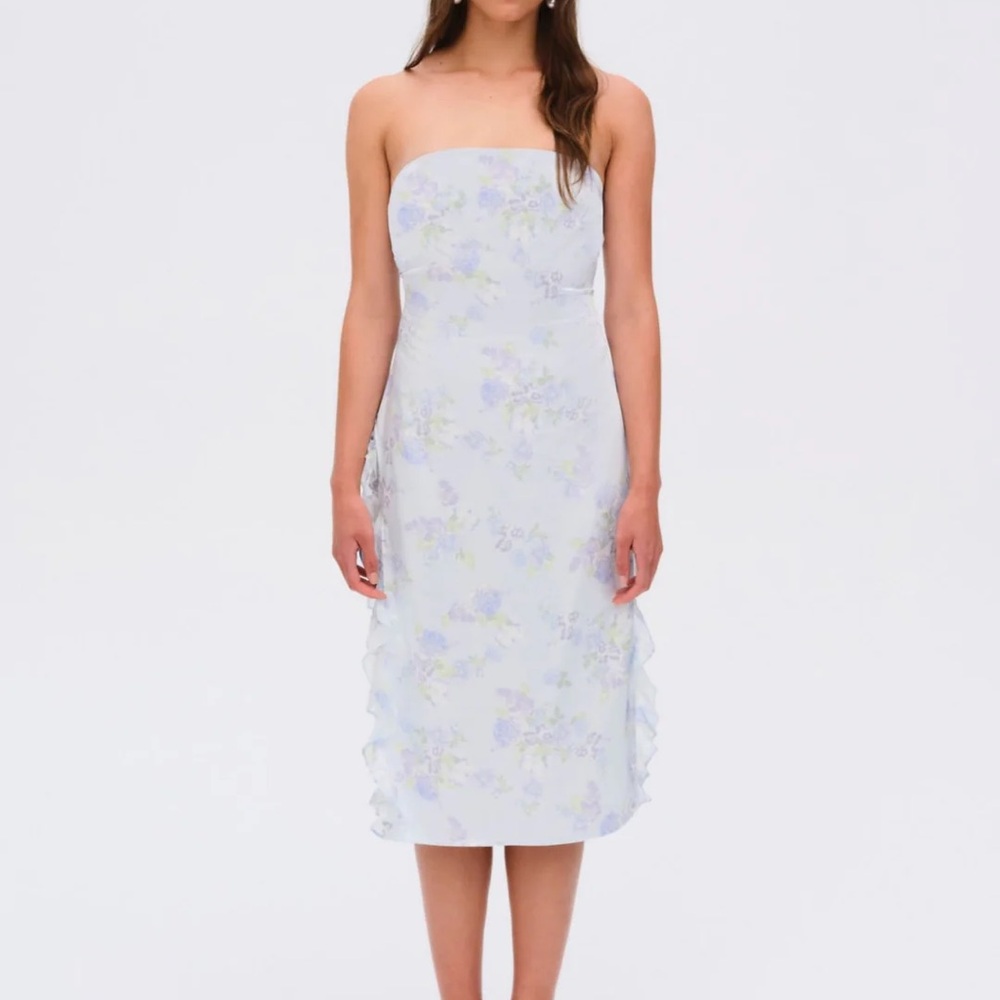 For Love and Lemons Marisa Floral Midi Dress